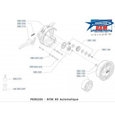 RITM 80 AE Moulinet mouche semi-automatique