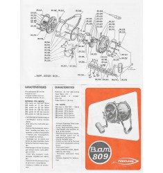 BAM 809 Moulinet Traine 